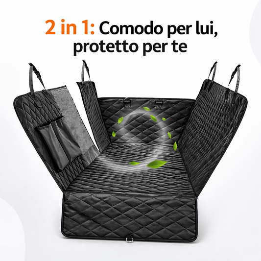 Trasportino Impermeabile Auto per cani - PuriPet Air